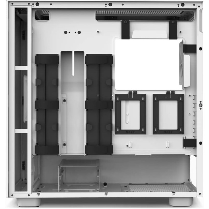 Корпус для ігрового ПК NZXT H7 ATX Mid-Tower, білий, скляна бічна панель, USB-C, готовий до водяного охолодження