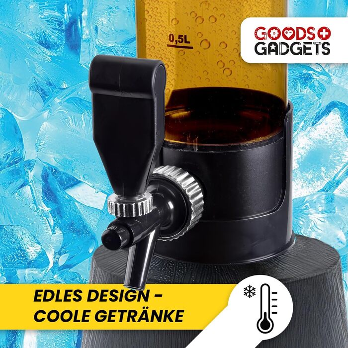 Колонна для пива XXL (3,5 л) з краном для партії - Biertower