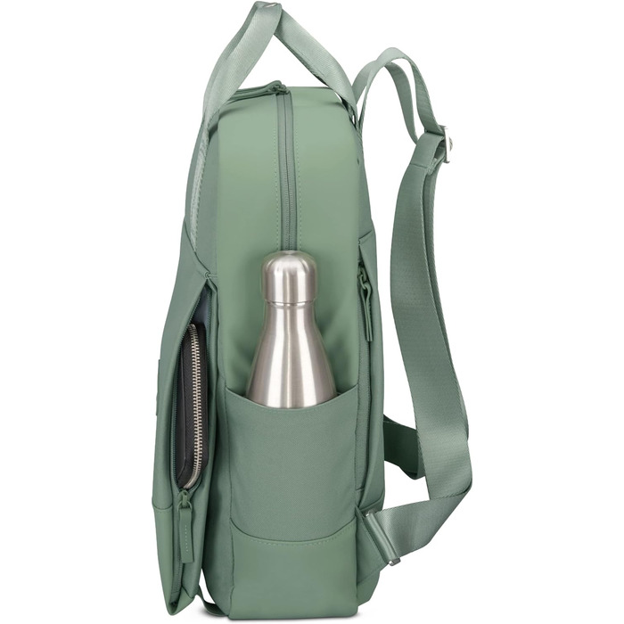 Рюкзак Johnny Urban для жінок і чоловіків - Jona Large - Стильний денний рюкзак з відділенням для ноутбука для університету, бізнесу, школи - Екологічний - Водовідштовхувальний (Шавлія зелений)