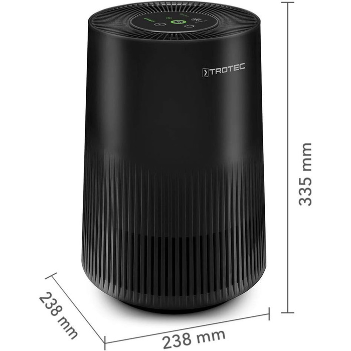 Повітряочисник Trotec AirgoClean 11 E: HEPA-фільтр для алергіків, до 15 м², 3 швидкості, видаляє 99,97% частинок, для курців, енергоефективний