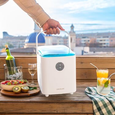 Машина для льоду Cecotec Chillin' Ice 1200 Go, 12 кг/день, 120 Вт, 2 розміри кубиків, швидке заморожування (6-8 хв)