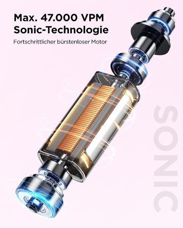 Електрична зубна щітка звукового типу для дорослих та дітей, 5 режимів чищення, 3 рівні інтенсивності, таймер, 8 насадок, чохол для подорожей, рожевий колір