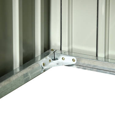 Металевий навіс для робота-газонокосарки, стійкий до іржі, 86 x 100 x 63 см, темно-сірий