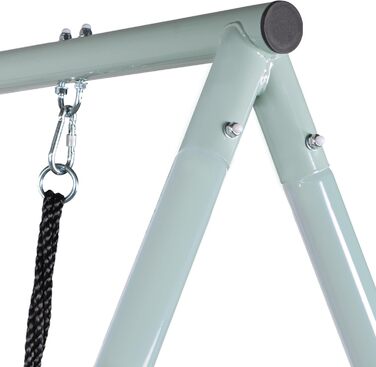 Гойдалка садова HyperMotion Storchennest з А-рамою для 2 осіб, зелена - 102 см, до 150 кг, UV-стійка