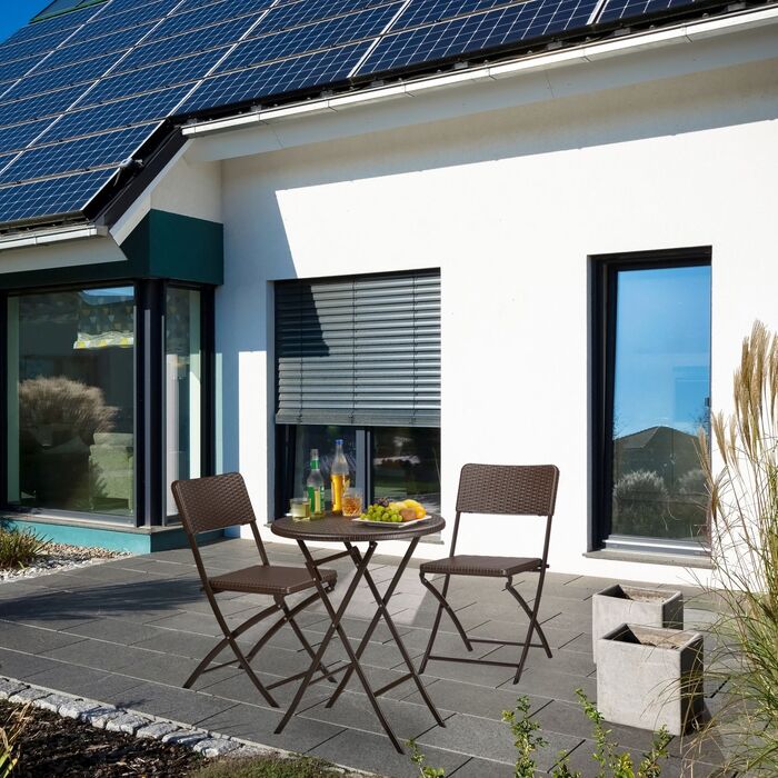 Набір садових меблів Relaxdays BASTIAN (3 шт.)