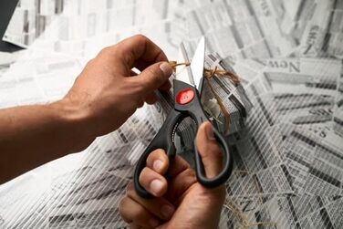 Ножиці ZWILLING Twin L багатоцільові, універсальні, з нержавіючої сталі/пластику, чорні (виробництво Німеччина)