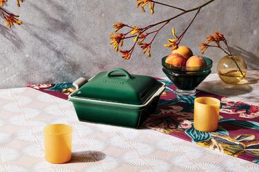 Каструля Le Creuset Heritage з кришкою, квадратна, 22.9 см, біла (Артишок)