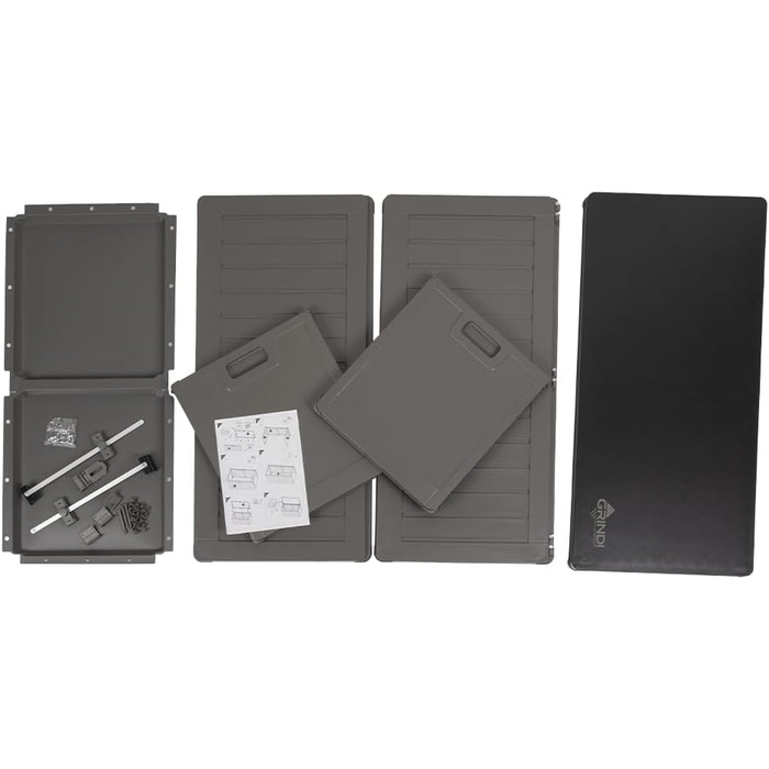 Водонепроникна садова скриня Grindi Morus 190л для подушок, інструментів, обладнання - вуличний ящик для зберігання на балкон, терасу, в сад