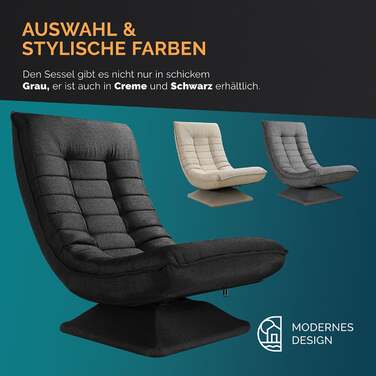 Реклайнер Aberdeen чорна тканина