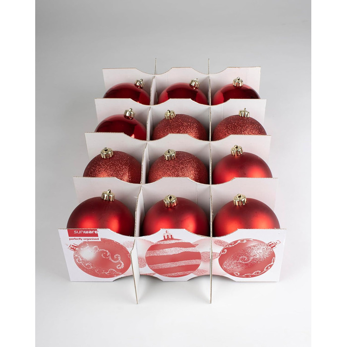 Ящик для прикрас Sunware Q-line 72L, прозорий, з вставкою для 128 кульок