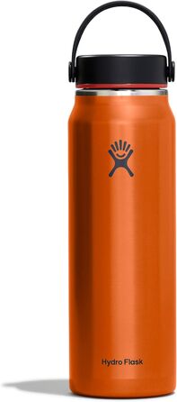 Легка пляшка для води 1180 мл (40 унцій) Trail Series - Багаторазова пляшка для води з нержавіючої сталі з вакуумною ізоляцією з герметичною гнучкою кришкою - Стандартне відкриття - Без бісфенолу А - (Яшма, 946 мл (32 унції))