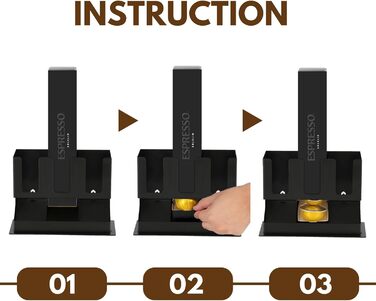 Організатор для капсул кави Nespresso Vertuo Line - RECAPS, тримач для 30 капсул, сталевий піддон