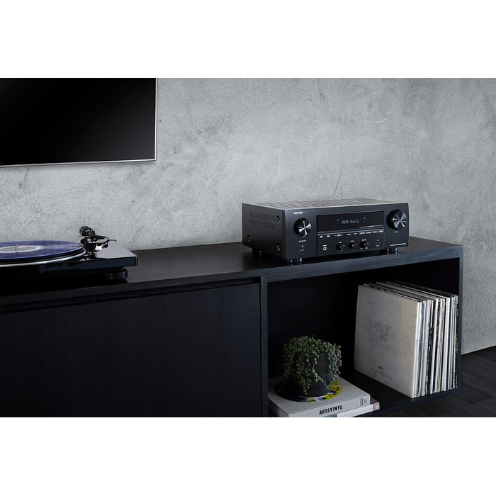 Стереоприймач Denon DRA-800H, Alexa, 5 HDMI, Фоно, Bluetooth, WLAN, DAB, AirPlay 2, HEOS, Чорний