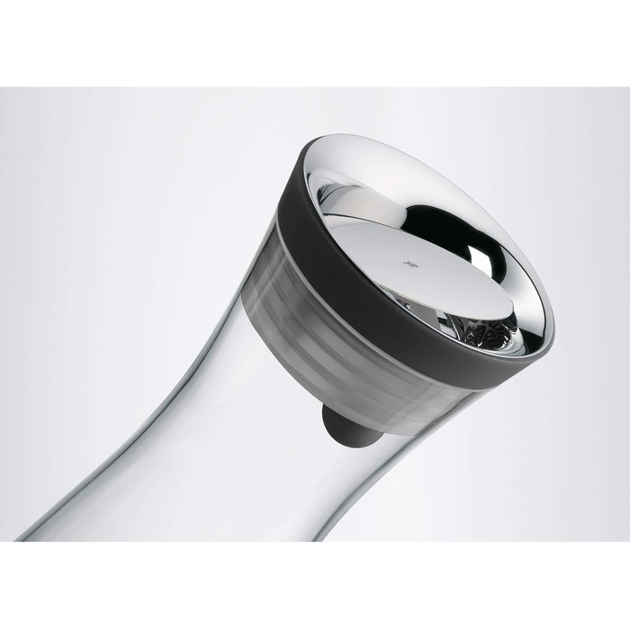 Скляна карафа для води WMF Basic, 1 літр з кришкою, Silikondeckel, CloseUp-Verschluss