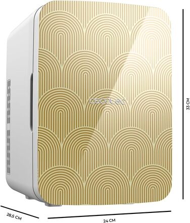 Міні-холодильник Cecotec Bolero MiniCooling 25L Bahamas: 20L, 12-220V, для авто та кемпінгу, охолодження та нагрівання, регулювання температури 7-65°C