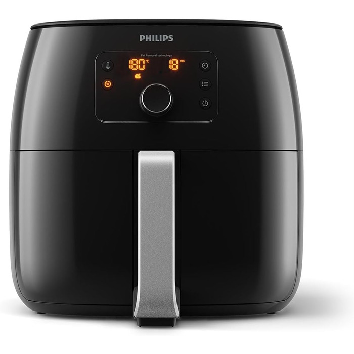 Мультипіч Philips Premium XXL, 7,3 л, на 90 менше жиру, технологія Rapid Air, додаток Рецепти (HD9650/90)