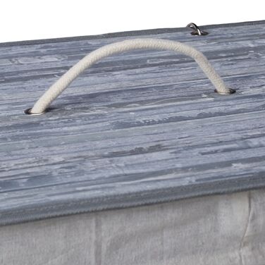 Кошик для білизни Relaxdays з бамбука та кришкою