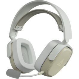 Бездротова ігрова гарнітура Ajazz AHM09 MAX Gray White (AHM09-MAX-GW)