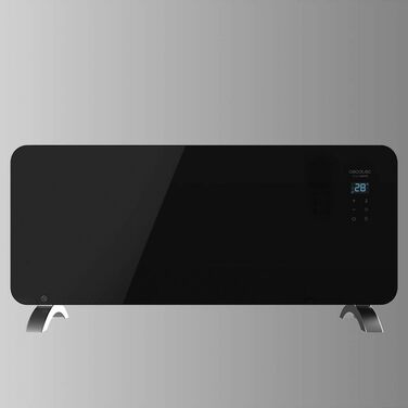 Конвектор електричний Cecotec Ready Warm 6770 Crystal Connection, 2000 Вт, WiFi, термостат, таймер, для ванної кімнати (IP24), чорний