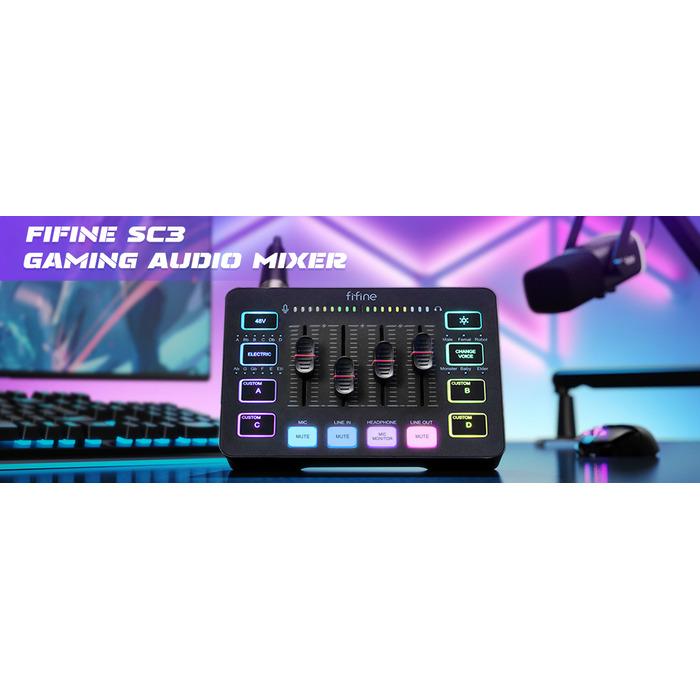 Аудіомікшер SC3 Fifine