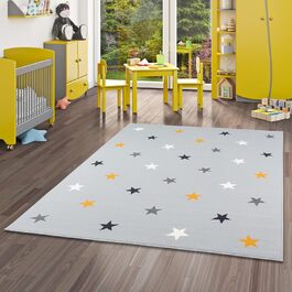 Килимок дитячий та молодіжний Stars Grey Mix, 5 розмірів, 120x170 см