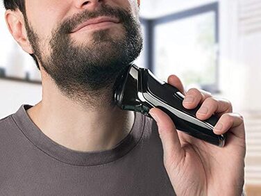 Суха бритва Sichler Men's Care Dry Shaver акумуляторна бритва 2-в-1 з точним тримером і 3D-бритвеними головками, IPX6 (бритви, чоловічі бритви, машинки для стрижки)