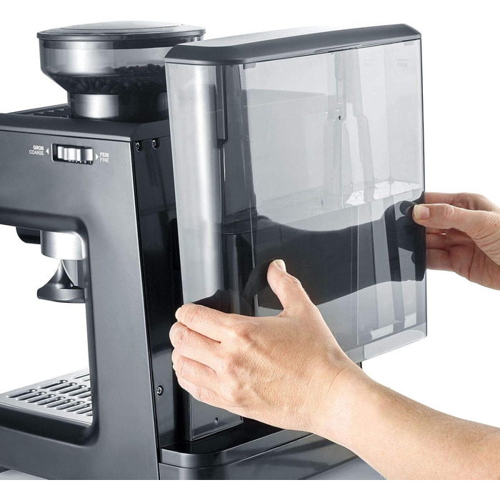 Еспресо-машина GRAEF Milegra ESM802 з вбудованим млином, чорна