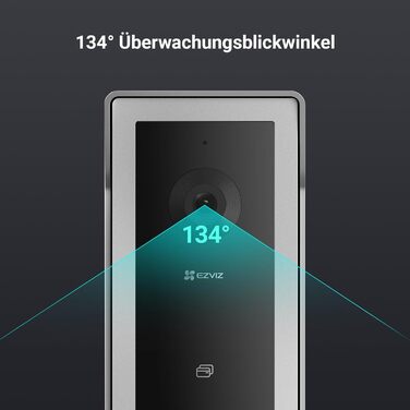 Відеодомофон EZVIZ CP5 сірий: WiFi, 7