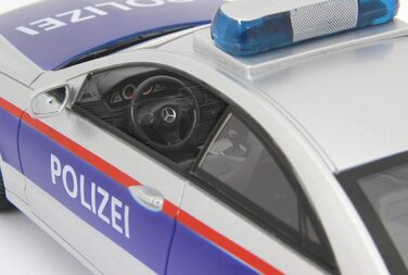 Модель Mercedes-Benz E350 Coupe 1:16 JAMARA 410023, 2.4GHz, срібно-червоний, поліцейська, зі звуковими та світловими ефектами