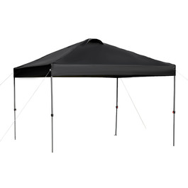 Альтанка Outsunny Garden 2,95x2,95 м Розкладна альтанка з кілочками та мотузками з тканини Oxford Захист від ультрафіолету Чорний