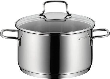 Набір каструль WMF Astoria 5 предметів для індукції з кришками Cromargan нержавіюча сталь полірована