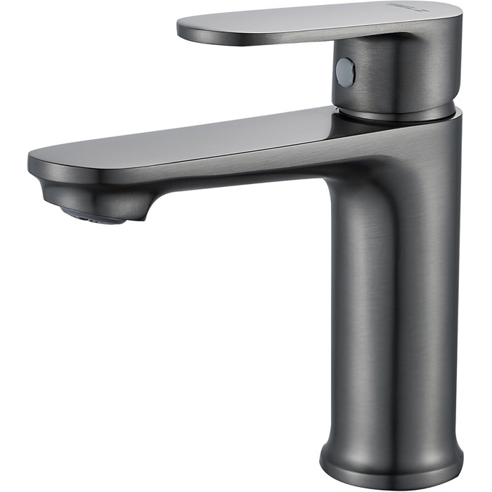 Набір змішувачів для ванної кімнати Belz, латунь, однозахватний, для мийки, сірий, темно-сірий