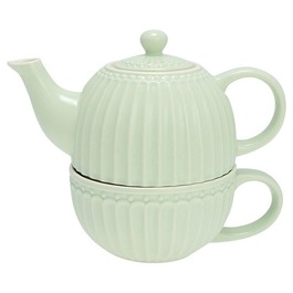 Чайник для заварювання з чашкою 15 см, світло-зелений Alice GreenGate