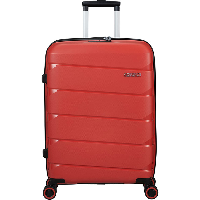 Валіза American Tourister Air Move Spinner L, 75 см, 93 л, Coral Red, M (66 см - 61 л)