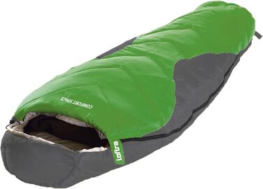 Спальний мішок Loftra Mummy Comfort Space зелений/сірий 230/85/70 см до -23C