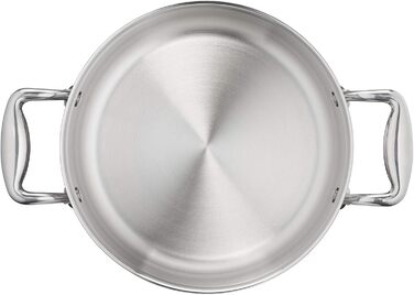 Каструля Lagostina ACCADEMIA LAGOFUSION з нержавіючої сталі, 24 см (6,7 л) з кришкою, для всіх типів плит (в т.ч. індукційних), з прикріпленою ручкою, Італія, гарантія 25 років