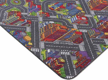 Килимок для ігор Primaflor-міцний дитячий килимок-високоякісний килимок для дитячої-Килимок для ігор для хлопчиків і дівчаток - - 95x133 см (велике місто, 95x200 см)
