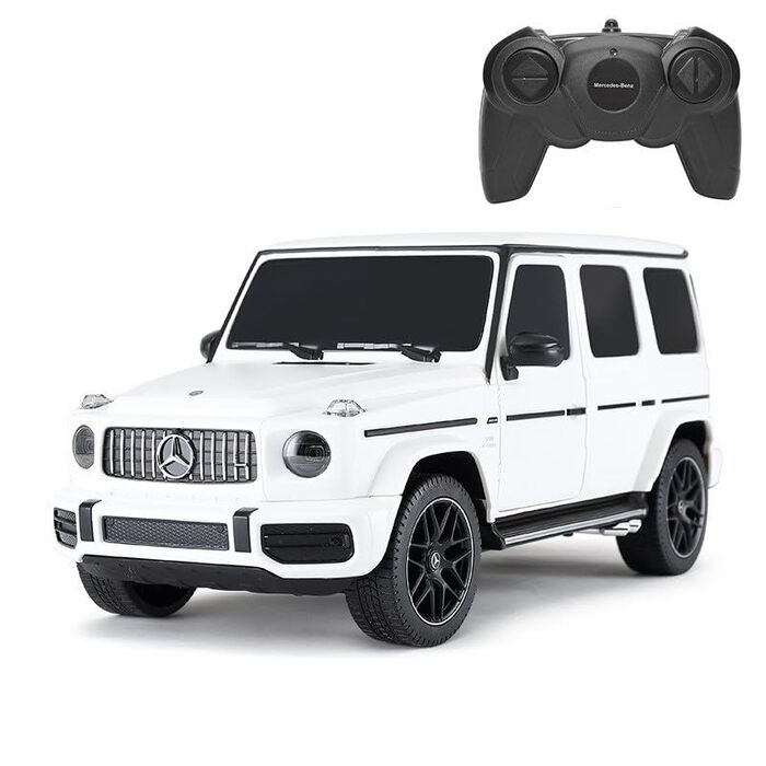 Радіокерований Mercedes-Benz G63 AMG 1:24, чорний – ліцензійна модель з амортизаторами, для дому та вулиці