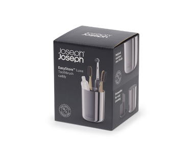 Органайзер для зубних щіток Joseph Joseph Easy Store сталевий (70580), Стальной