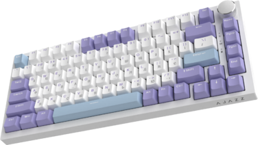 Дротова механічна клавіатура Ajazz AK820 Sea Salt Switch White (AK820-SS-PWB)