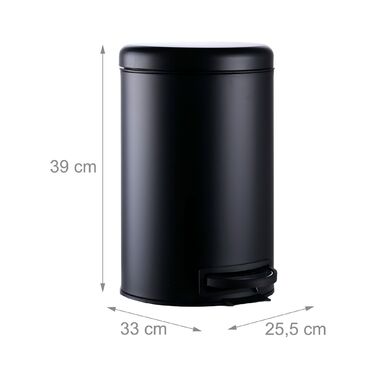 Відро для сміття Relaxdays, 12 літрів