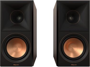 Поличкова акустика Klipsch RP-600M II, 1 пара, рупор Tractrix 90x90, низькочастотний динамік 16,5 см, горіх