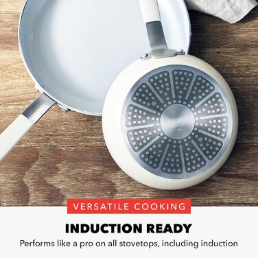 Набір посуду GreenPan x Bobby Flay 13 предметів: професійний алюміній, антипригарне покриття Ceramic, індукційний, безпечний для здоров'я