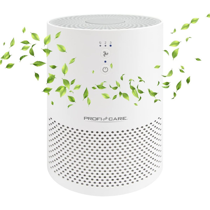 Повітряочисник ProfiCare® PC-LR 3075: для кімнат до 20 м², 2 фільтри, сенсорне керування