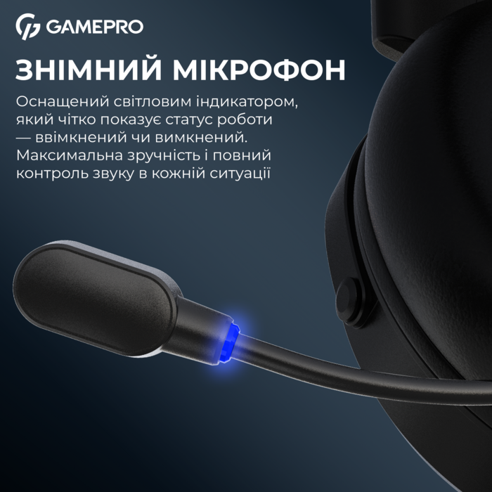 Бездротова ігрова гарнітура GamePro Asgard Skadi (HSW191B)