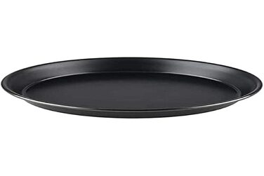 Форма для піци APS, кругла Ø 32/30,3 x 2,5 см - синя металева форма для піци, без покриття, тривалий термін служби, професійне випікання піци (60 символів)