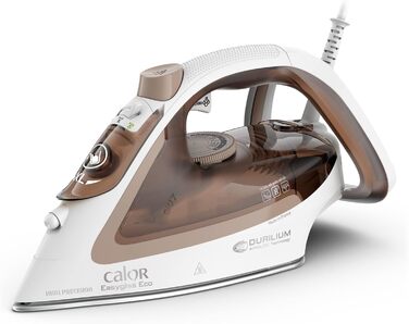 Праска Calor Easygliss Eco, 2800 Вт, 50 г/хв (пар), 240 г/хв (парний удар), Durilium Airglide, Made in France, FV5780C0