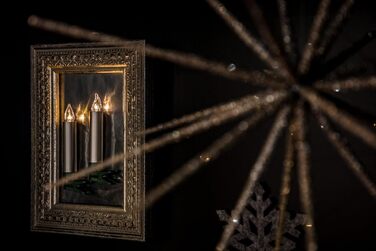 LED-іграшки для ялинки Lumix® Superlight Mini Metallic, комплект 12 шт. з IR-пультом, Cashmere