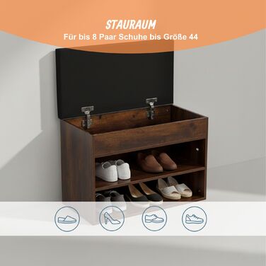 Сховище для взуття Relaxdays з місцем для зберігання