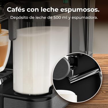 Еспресо-машина Cecotec Power Espresso 20: еспресо, капучино, холодний кавовий напій, 20 Bar, професійна якість для дому. Touch ColdBrew Latte